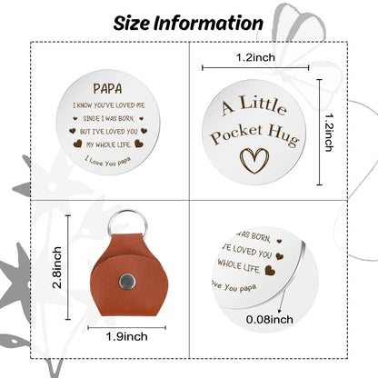 Pocket Hug Birthday Gifts for Mom Dad Couples Grandparents Uncle Aunt Daughter Son Graduation