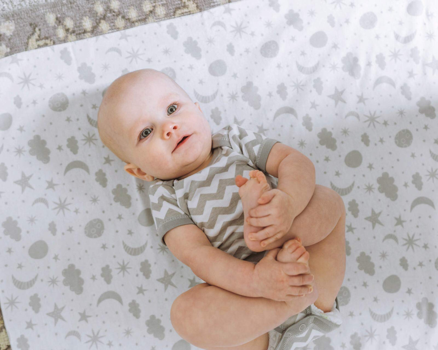 Spasilk Baby Essential 23 Piece Layette Set for Newborns and Infants, 0-6 Months, Grey Celestial