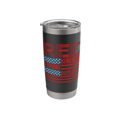 Red Friday Remember Everyone Deployed Deployment Gifts Stainless Steel Insulated Tumbler