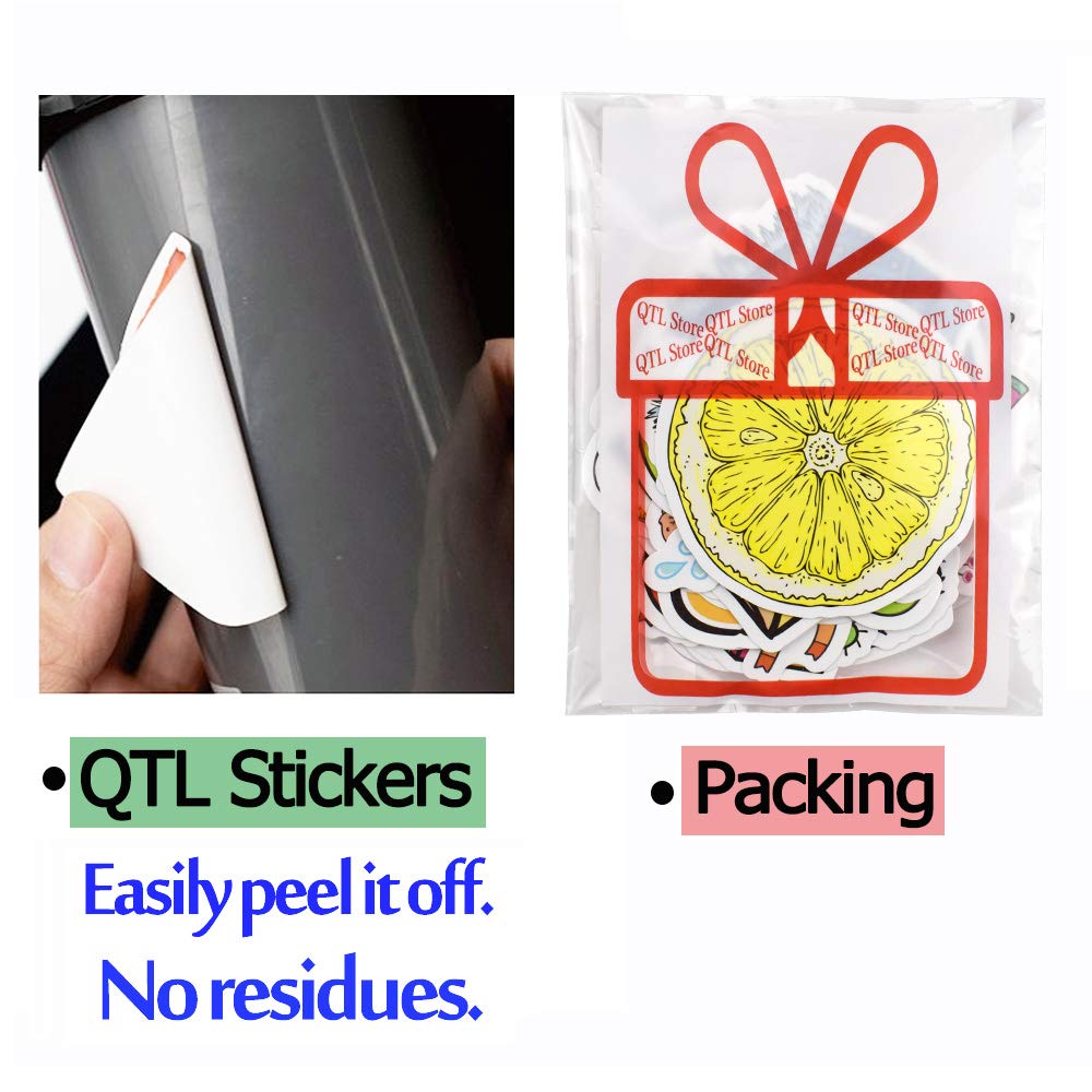 QTL Cute Stickers for Tween Girls Gifts, Waterproof Vinyl Party Favor Stickers, Easter Basket Stuffers, Birthday Gifts, Laptop Water Bottle,50PCS