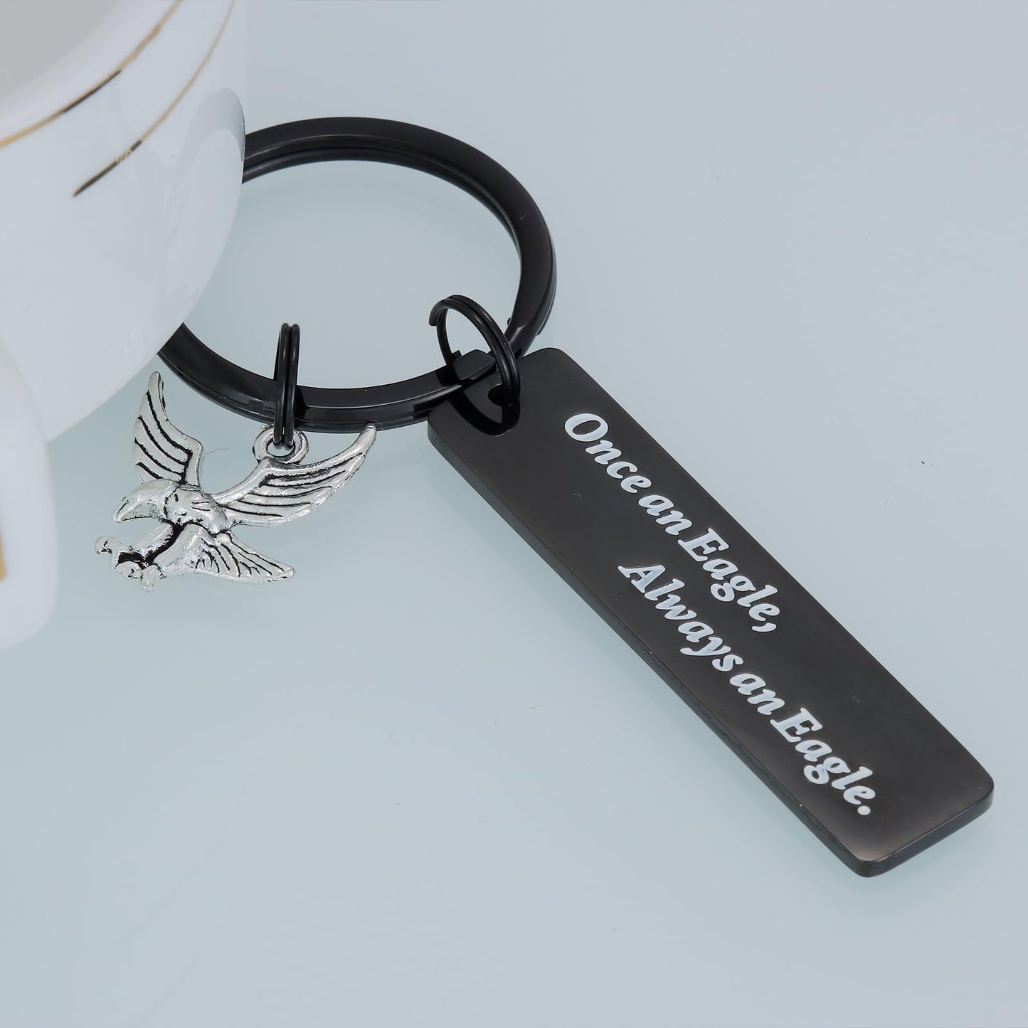 HUTIMY Eagle Scout Teens Christmas Birthday Keychain Gift Ideas Ceremony Boy Scout Key Chain