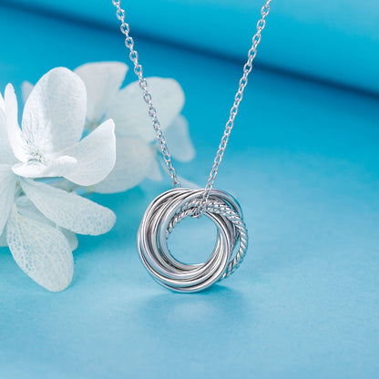 Birthday Gifts for Women Sterling Silver 30th 40th 50th 60th 70th 80th 90th Birthday Necklace For Her 3 4 5 6 7 8 9 Decade Jewelry 30 40 50 60 70 80 90 Years Old