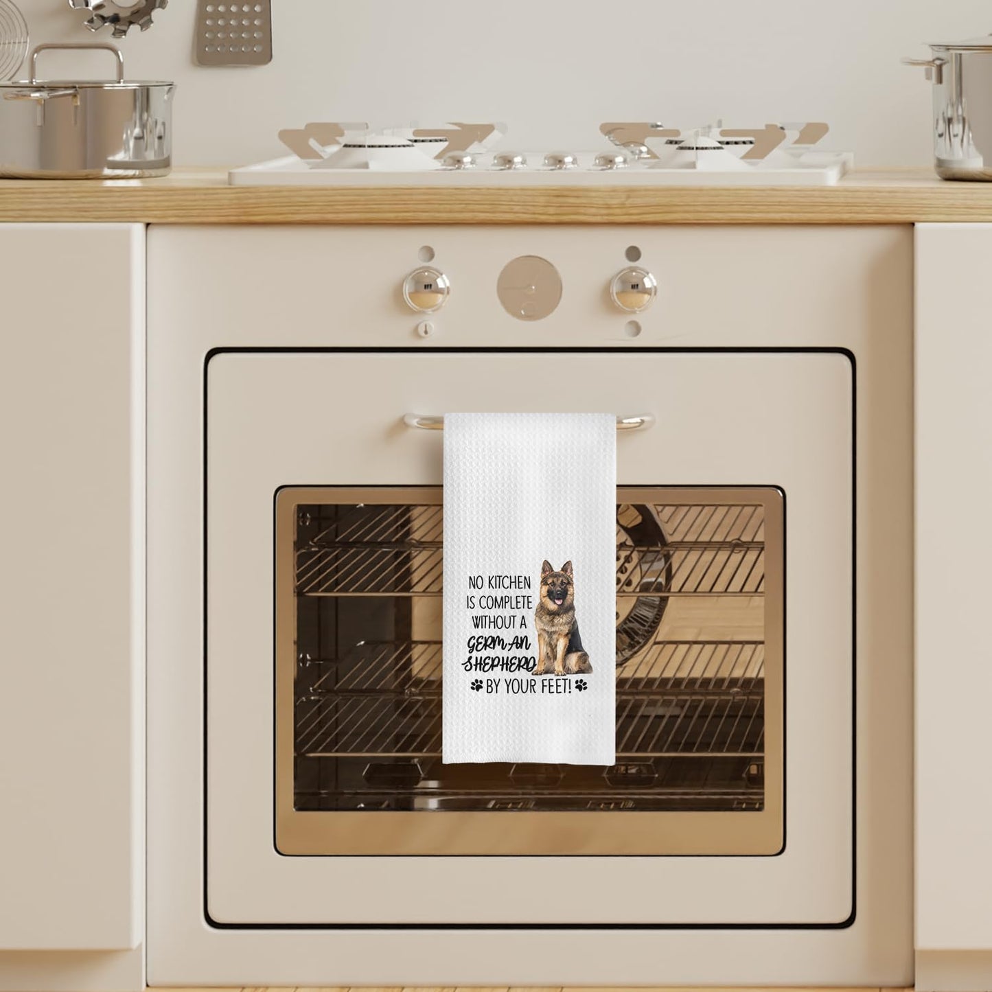 German Shepherd Kitchen Towels - German Shepherd Dog Gifts for Women & Moms, No Kitchen is Complete Without These 16x24 Hand & Dish Towels