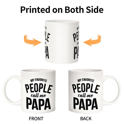 Ulrhpc Fathers Day Dad Gifts: 11 OZ Novelty Coffee Mug - Funny Gifts for Papa Dad Birthday Anniversary Retirement Christmas Presents for Him Husband