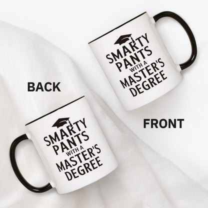 Petalsun Masters Degree Graduation Gifts, Funny Masters Degree Mug, Graduation Gift for Her, Him, Graduates, Grad Gift for Women, Men, Masters Graduation Decorations, 11oz