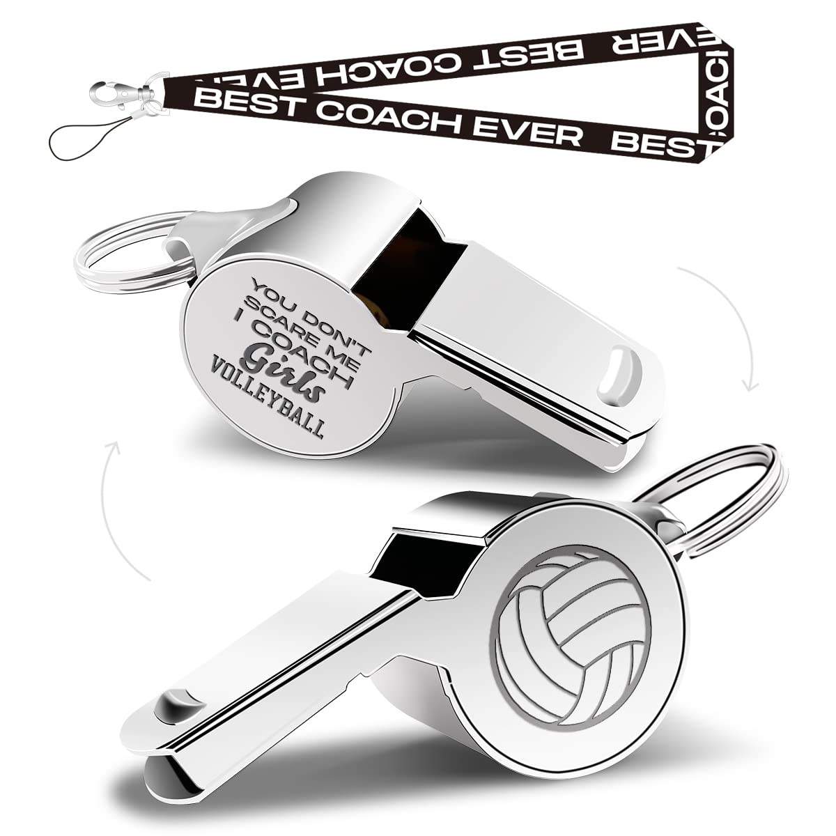 Whistles with Lanyard, Coach Whistle, Gifts, Coach Gifts for Men Women-1