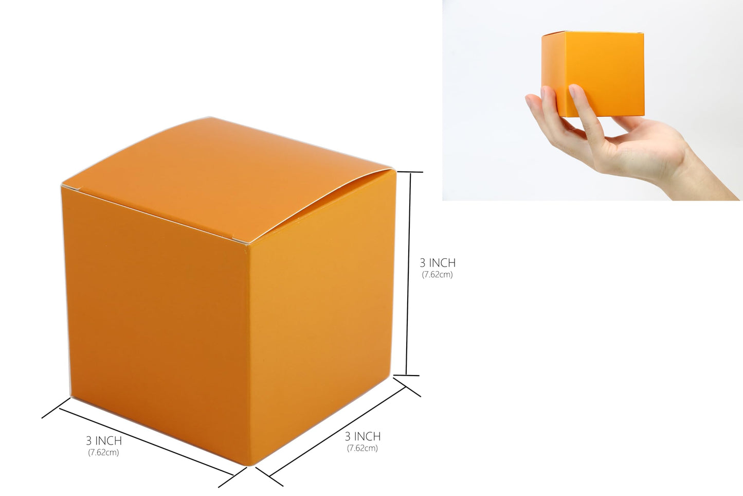 Oletx 24 Pcs Colorful Paper Gift Boxes, Small Candy Boxes Bulk, 3x3x3 inch Gift Box with Lids, Goodie Treat Boxes for Party Favors, Birthday Gifts, Wedding Gifts