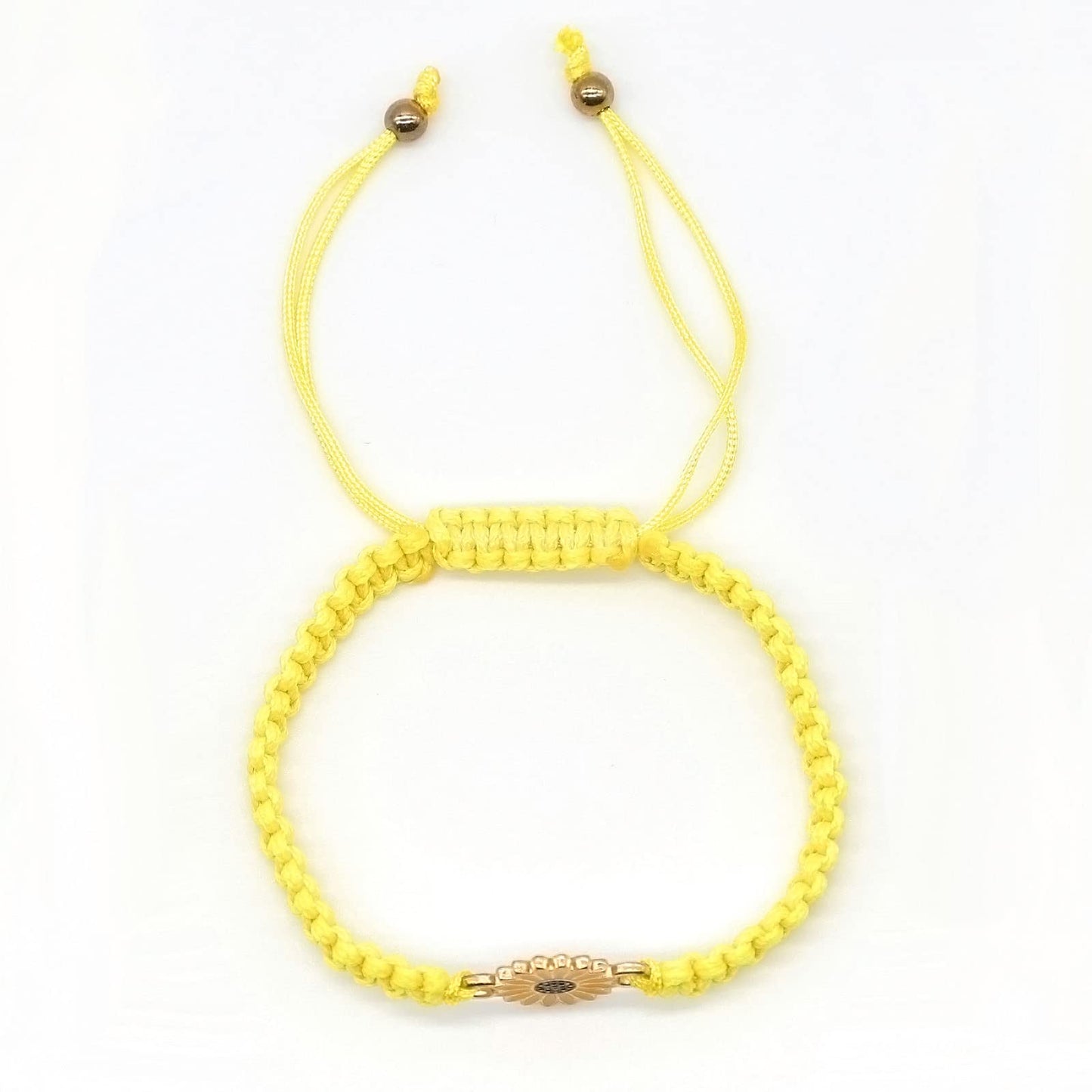 Sunflower Bracelets Adjustable Boho Sunflower Daisy Charm Bracelets Handmade Braided Rope Friendship Matching Bracelets Promise Bracelets for Couples Women