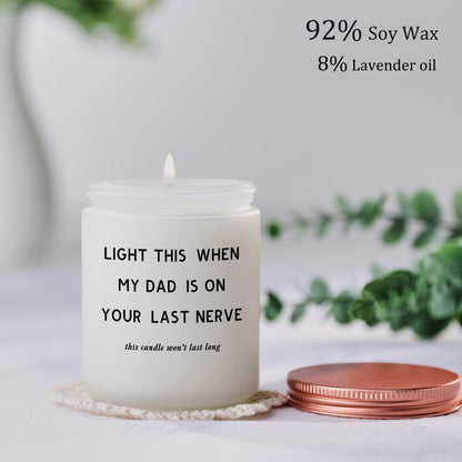 Funny Mom Gifts, Birthday Mother's Day Christmas Gift Ideas for Mom from Daughters and Son- Unique Women Candles Gifts for Bonus Stepmom