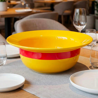 5-in-1 Gift Set - 7.5" Straw Hat Shaped Ceramic Bowl with Stainless Steel Utensils - Novelty Ramen Bowl for Noodles, Salad, Cereal - Unique Japanese Style Kitchen Decor Gift for Anime Lovers