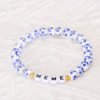 HUTIMY Gifts for Meme Birthday Women Italian Cute Grandmother Mothers Day Bracelet Meme Jewelry
