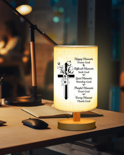 Christian Gifts for Women Faith, Inspirational Fabric Table Lamp, Graduation Birthday Religious Gift for Women, Sister, Friends, Bedside Table Lamp Christian Mothers Day Gifts