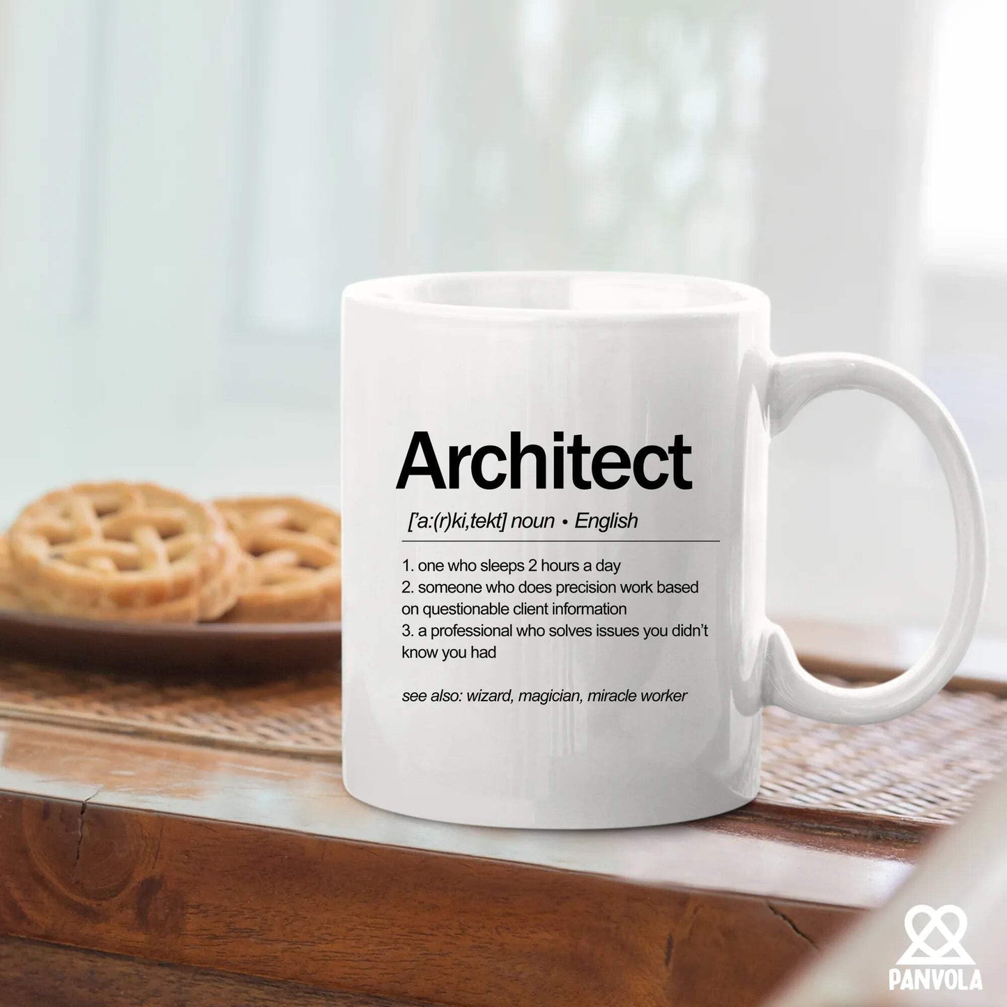 Architect Definition Architect Gifts For Men Women Architecture Gifts Ceramic Mug 11 oz White Novelty Drinkware 11 oz
