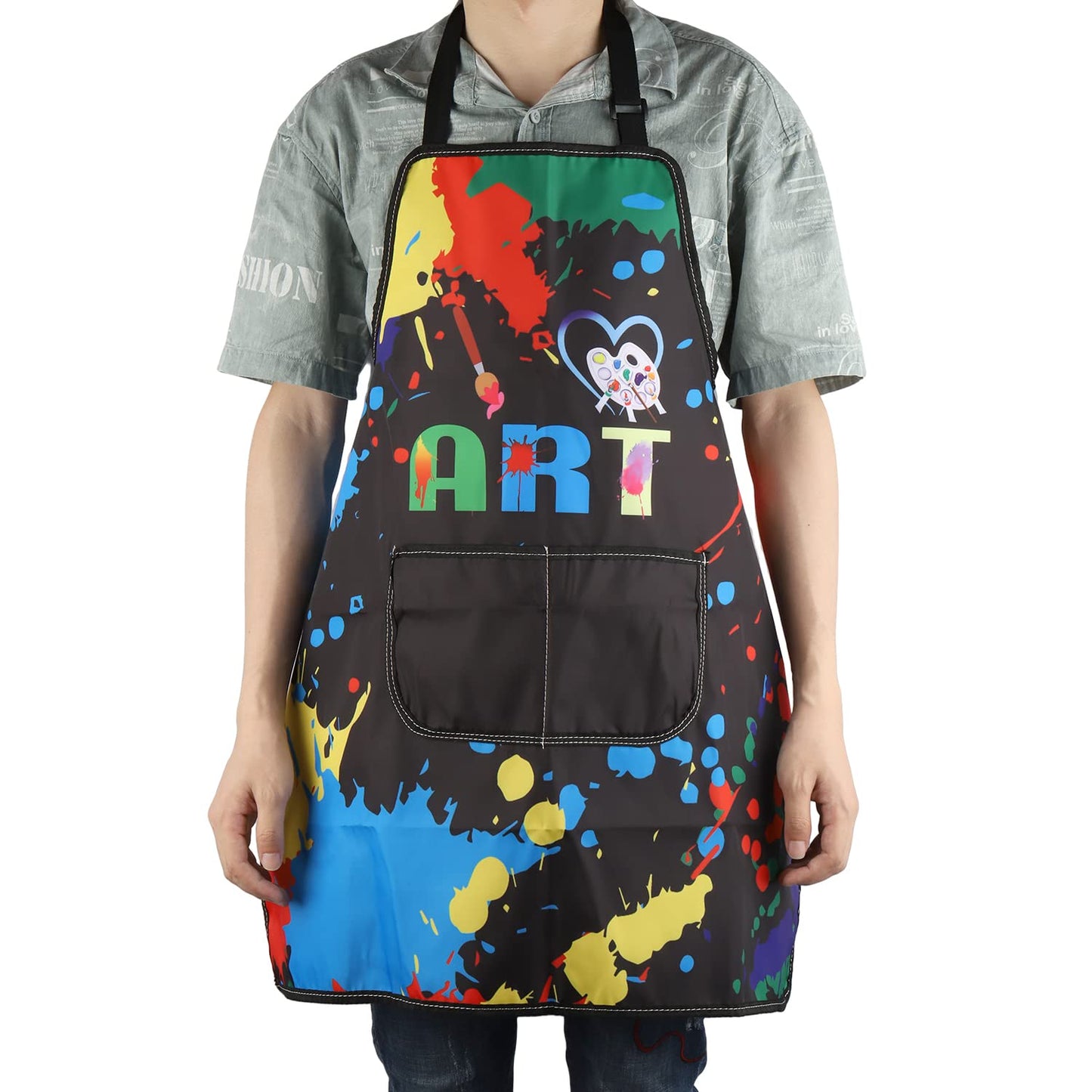 MBMSO Painting Artist Apron with Pockets Artist Painter Gifts Art Lover Gift for Art Teacher Student Painter Apron Waterproof
