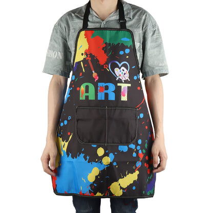 MBMSO Painting Artist Apron with Pockets Artist Painter Gifts Art Lover Gift for Art Teacher Student Painter Apron Waterproof