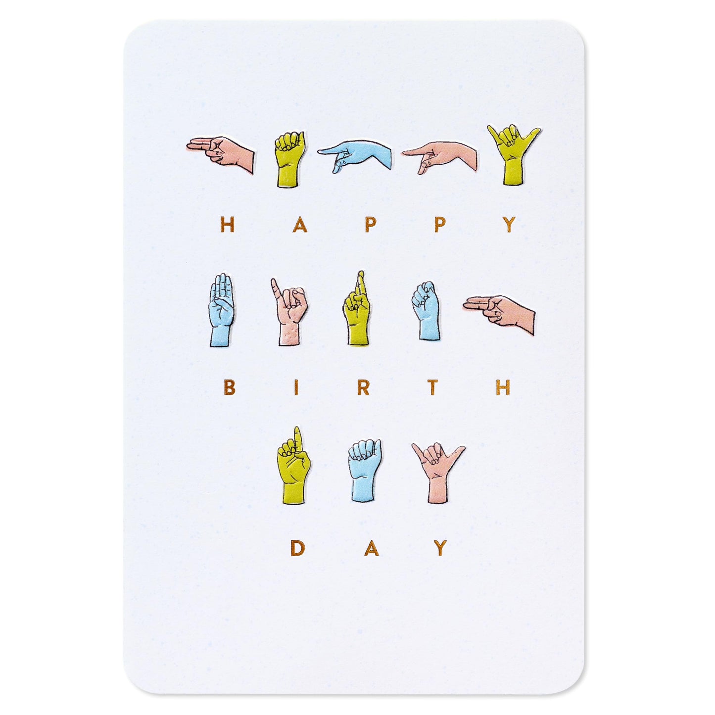 American Greetings Sign Language Birthday Card (Amazing Day)