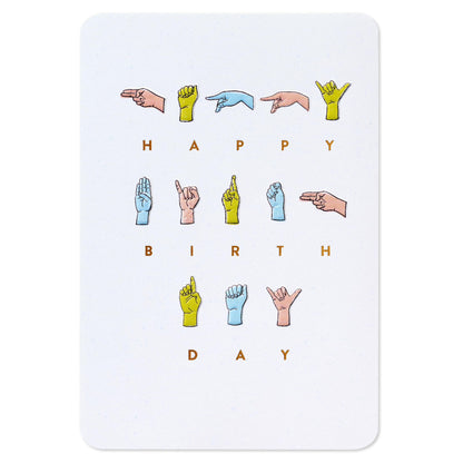 American Greetings Sign Language Birthday Card (Amazing Day)