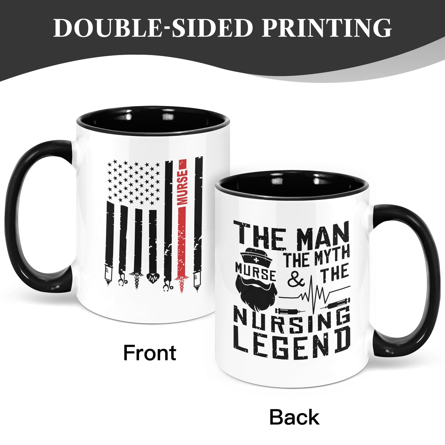 Male Nurse Gifts 11oz Mug, Nurse Gifts for Men, Male Nurses Week Gift, Nurses Appreciation Gift, Best Nursing Student Coffee Mug