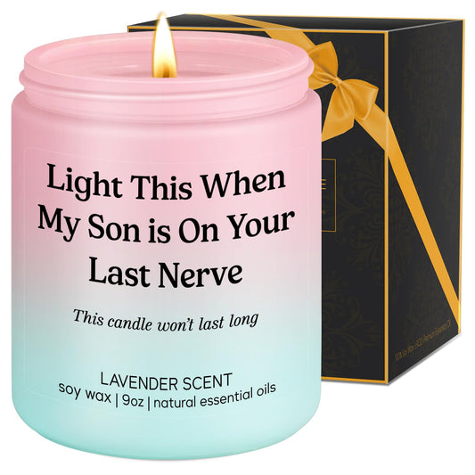 LEADO Candle, Daughter in Law Gifts - Funny Wedding, Mothers Day, Birthday Gifts for Daughter in Law, Sons Girlfriend, Future Adult DIL - DIL Present from Mother in Law - Bride, Bridal Shower Ideas
