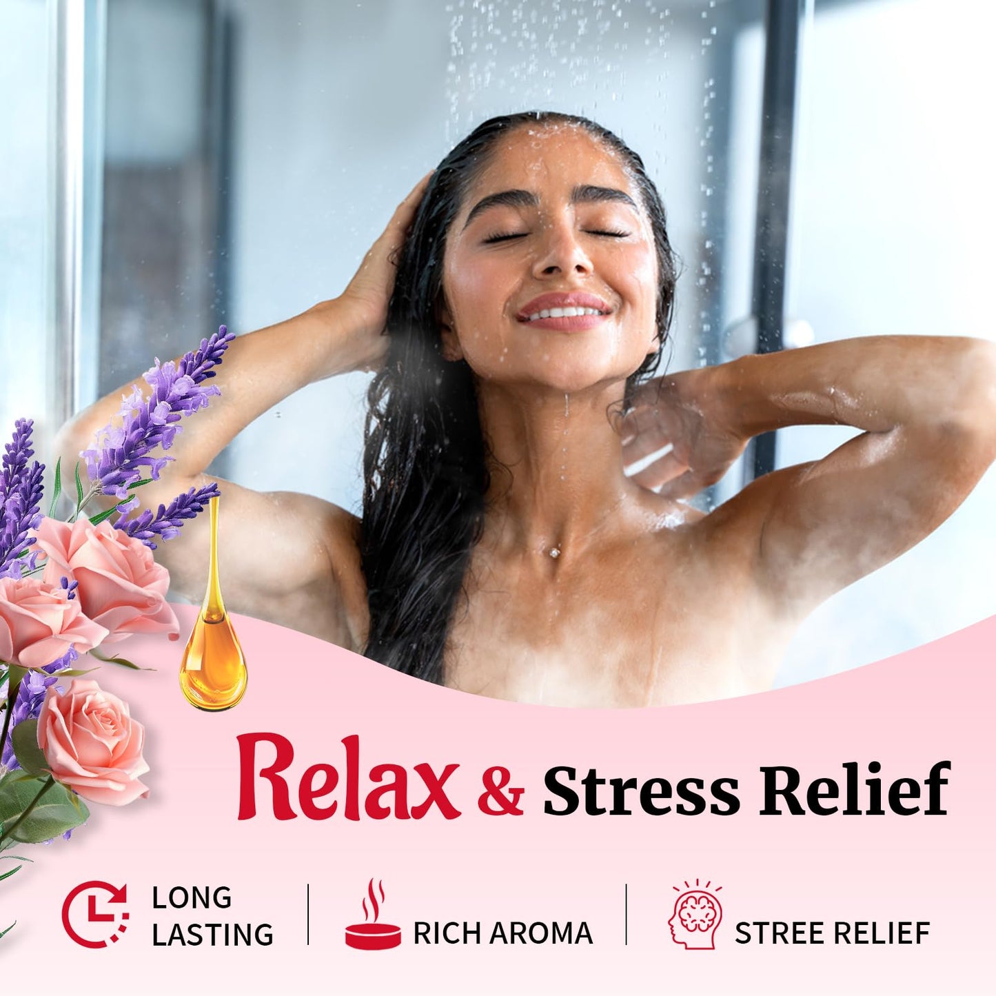 Shower Steamers Aromatherapy 24-Pack, Self Care Spa Gifts for Women& Men, Stress Relief with Natural Essential Oils, Fathers Day Spa Gifts for Husband Dad Him Adults, Appreciation Gifts