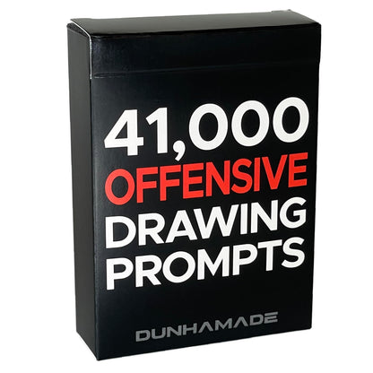 41,000 Offensive Drawing Prompts - Gift for Artists