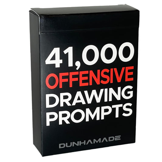 41,000 Offensive Drawing Prompts - Gift for Artists