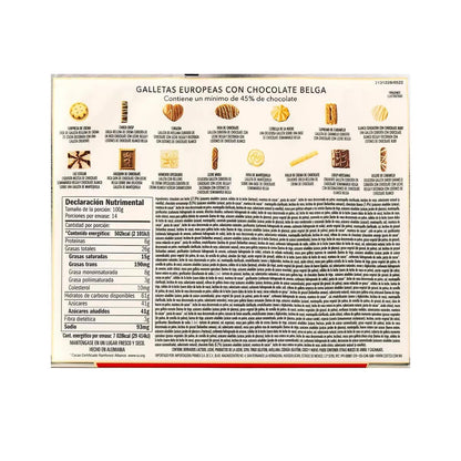 European Cookies Kirkland Signature with Belgian, Chocolate, 49.4 Oz