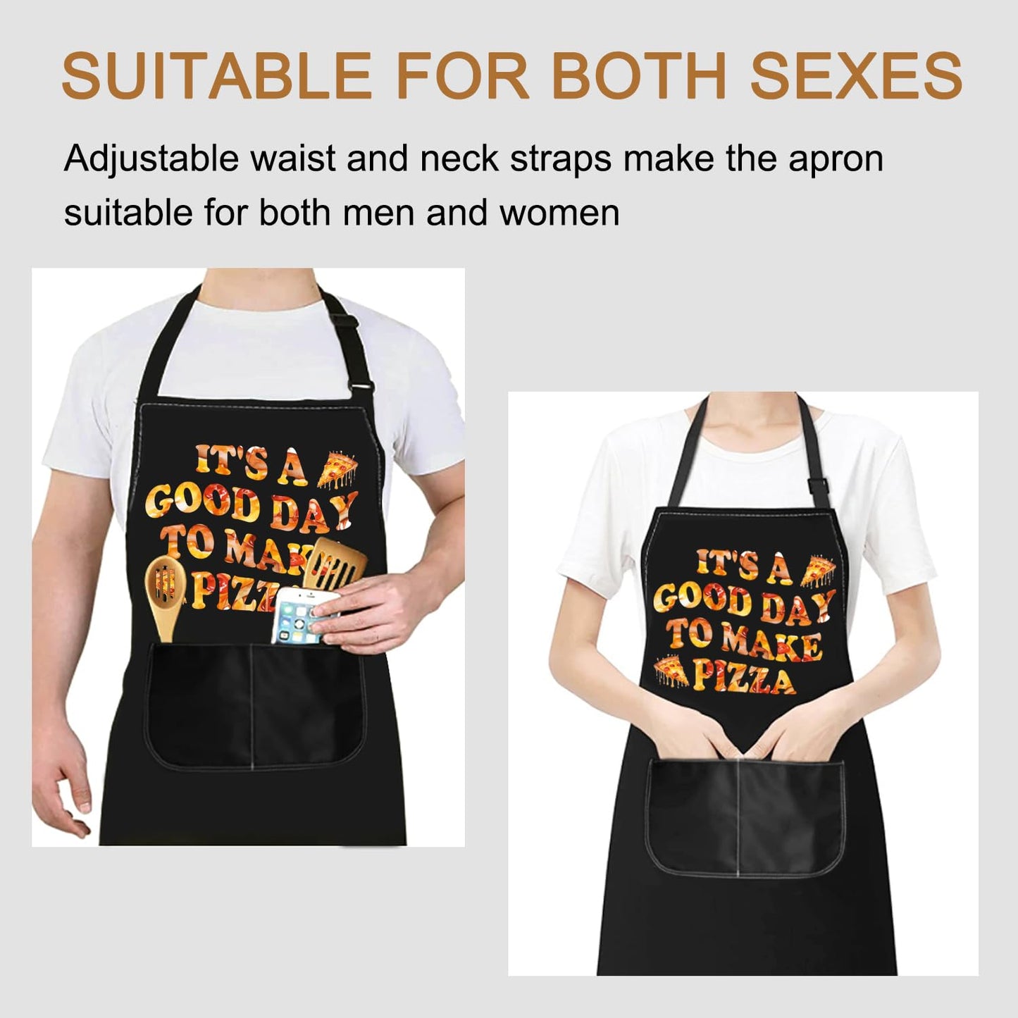 Pizza Chef Apron Pizza Maker Apron Pizza Gift For Pizza Lovers Pizza King Apron Bbq Dad It's A Good Day To Make Pizza