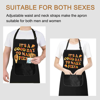 Pizza Chef Apron Pizza Maker Apron Pizza Gift For Pizza Lovers Pizza King Apron Bbq Dad It's A Good Day To Make Pizza