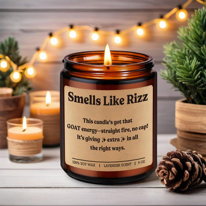 Miracu Rizz Candle, Teen Girl, Teen Boy Gifts, Funny Birthday Gifts for Teenage Boys Girls, Mothers Day Present Idea for Gen Z, Teens 16-18, 13, High Middle School Teenager Brother Son Nephew Niece