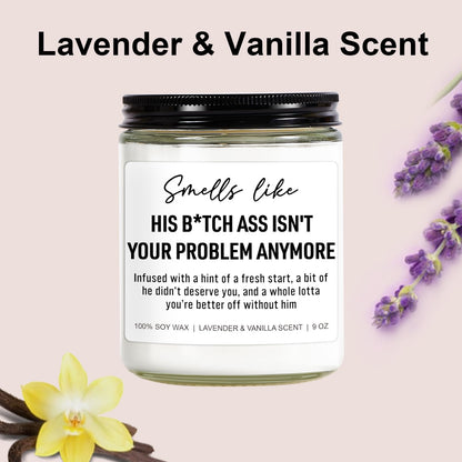 Younift Funny Scented Candles, Divorce Gifts for Women, Divorce Party Decorations - Cheer up, Breakup Gifts for Women, Newly Divorced Woman, Her - Break up, Ex Boyfriend Presents - 9 oz
