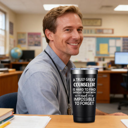 Counselor Appreciation Gifts for Men Women - School Counselors Gifts - Christmas Gift for Counselor - 20oz School Counselors Tumbler