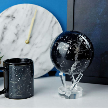 MOVA Globe - Constellations Classic (4.5") | Solar-Powered Star Map for Astronomy Lovers, No Batteries or Cords, Unique Desk Gift