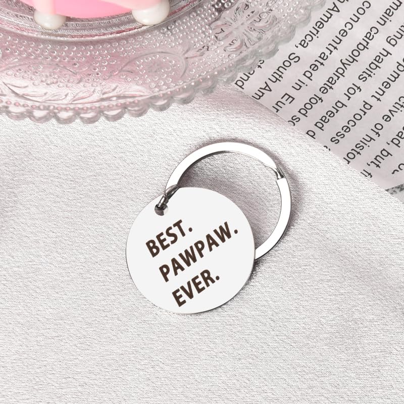 Best Pawpaw Ever Keychain Gifts for Dad Grandpa Fathers Father's Day Gift for Father Grandfather Birthday Gifts for Pawpaw Retirement Gifts for Papa Appreciation Gift for Pawpaw Gifts for Men