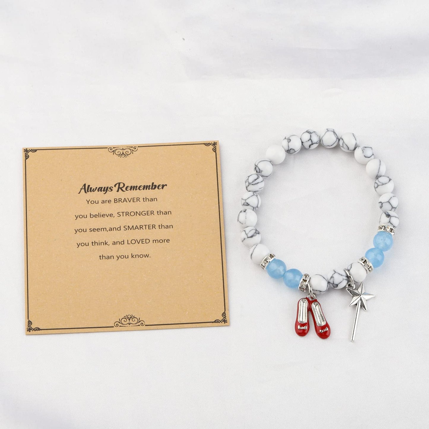 WSNANG Movie Inspired Charm Bracelet Cosplay Jewelry for Her Movie Merchandise Fandom Gift