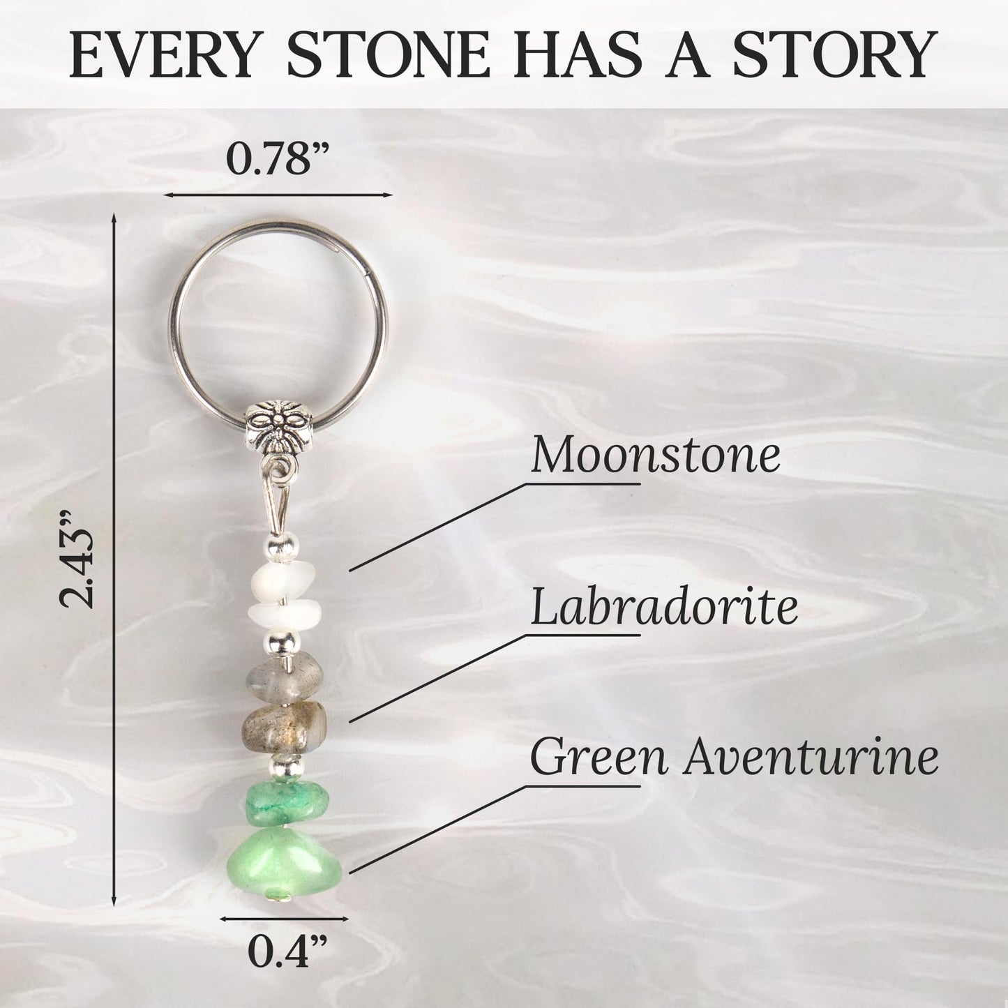 Sensemory Keychain For Coworker, Teacher, Nurse, Friend, Senior, Retirement Gift For Woman, Sister, Farewell, Going Away, Promotion, New Job Key Chains, Self Care Gift Stocking Stuffers