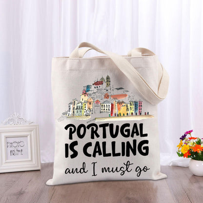 Portugal Calling Tote Bag - Portugal Travel & Vacation Gift