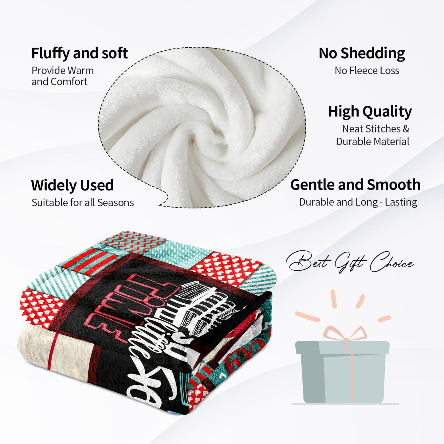 Book Lovers Gifts for Women, Bookish Gifts for Book Lovers Women, Book Lovers Gift Ideas Throw Blanket 60"x50", Reading Gifts for Readers/Librarian/Book Nerd/Bookworm, Book Club Gifts for Woman
