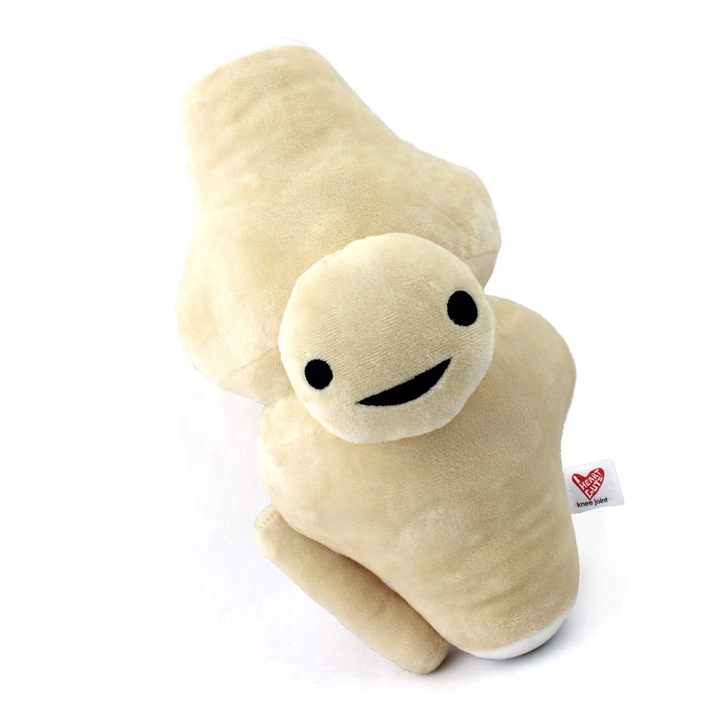 I Heart Guts Knee Joint Plush - 12" Cute Educational Organ Toy for ACL Tears & Knee Replacement - Funny Get Well Recovery Gift for Ortho Nurse Patients Athletes & Medical Student STEM Anatomy Plushie