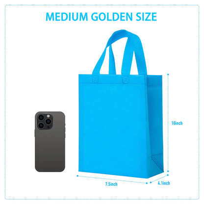30Pcs Gift Bags Medium Size, Reusable Goodie Bag, Gift Bags with Handles for Party Favors, Birthday, Baby Shower