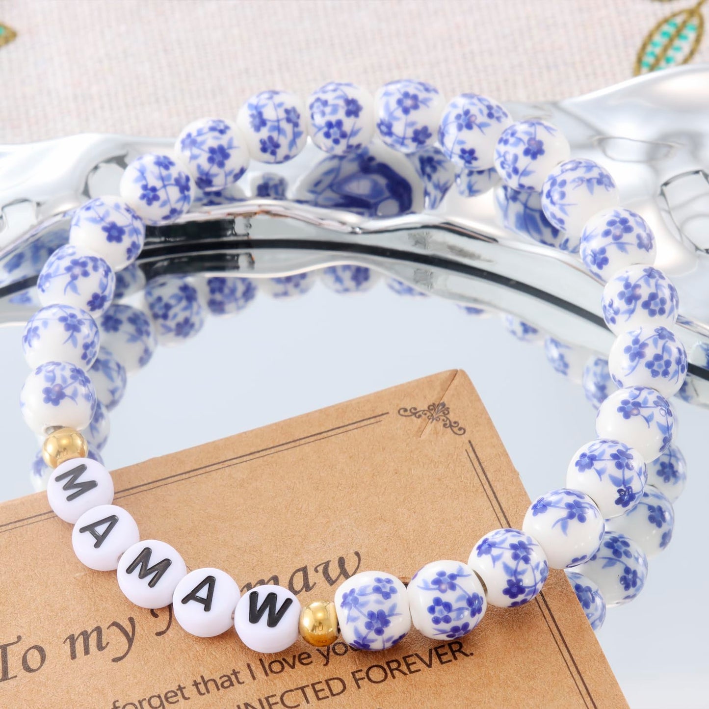 Mamaw Gifts Bracelet for Mothers Day Grandma from Grandkids Birthday Best Easter Gift for Mamaw