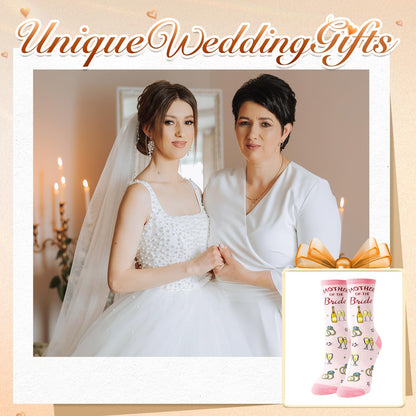 HAPPYPOP Wedding Gifts for Bride Groom - Mother & Father of the Bride & Groom Wedding Socks