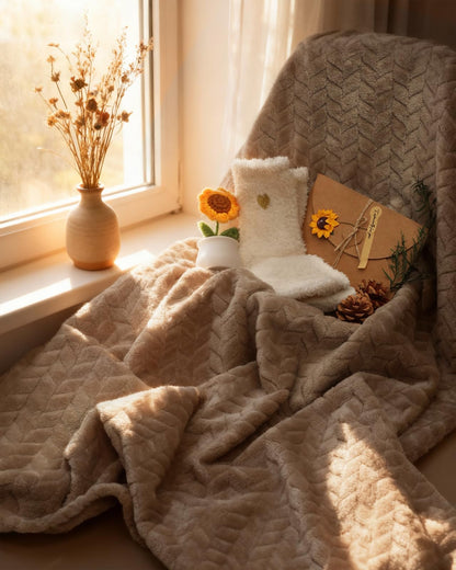 Spa Gift Baskets for Women - Mothers Day Gift Basket, Get Well Soon, Self Care, Relaxing Sunflower Package, 11pcs Spa Sets with Blanket, Luxury Gifts for Her Birthday Anniversary Mothers Day