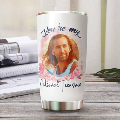 Nicöläs Lovers Cäge You're My National Treasure Gifts - Nic Meme Mug For Friends - Funny Gift For Male, Female, Bosses, Men On Christmas, Birthday - Tumbler 20 Oz