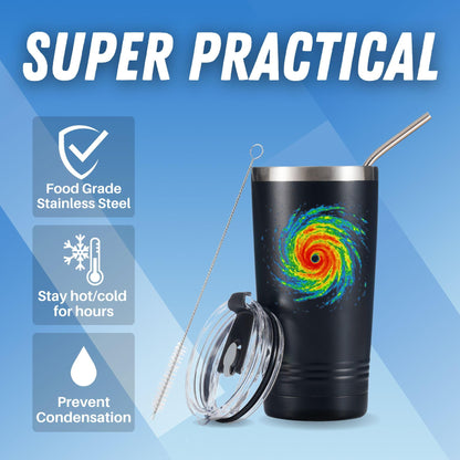 Onebttl Meteorology Weather Gifts for Weatherman - Hurricane Radar Tumbler - Storm Chaser Travel Coffee Mug 20oz