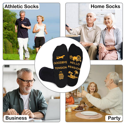 Juesly Retirement Gifts for Men Women, Novelty Socks Mens Retirement Gifts 2026 Ready for Present