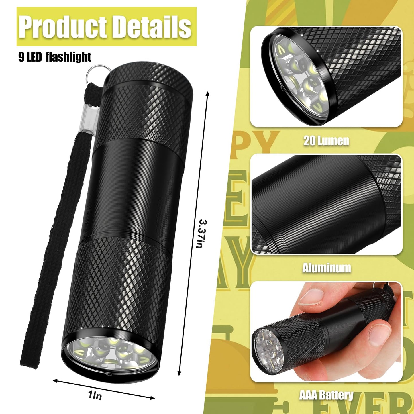30 Sets Man of God Fathers Day Pocket Flashlight Gift for Church Christian Mini Pocket Flashlight Gift Metal 6 in 1 Pen with Bookmark Bible Card Storage Bags Thank You Present for Dad Husband