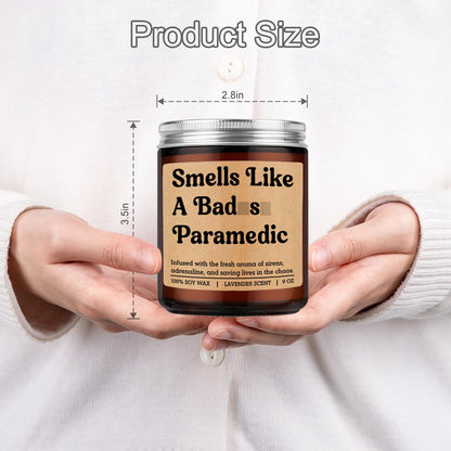 Miracu Candle, Paramedic Gifts for Men Women, EMS Week, Paramedic Accessories, Funny Cool School Graduation, Fathers Day Idea for First Responder, Emergency Medical Technician, New Graduate, Student