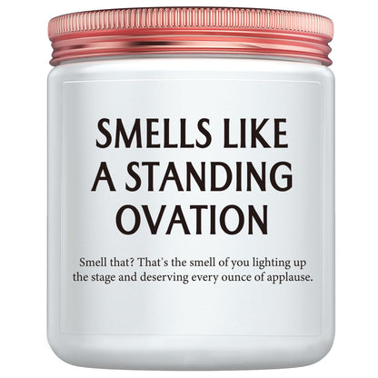 Funny Gifts for Graduates Musician Singer Actors Performer, Unique Graduation Performance Or Birthday Gift for Her Him Son Daughter Mom Students Friend Standing Ovation Candle