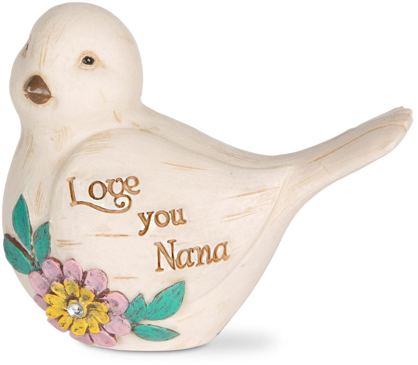 Pavilion Gift Company 41072 Love You Nana Bird Figurine, 2-1/2 x 2", White